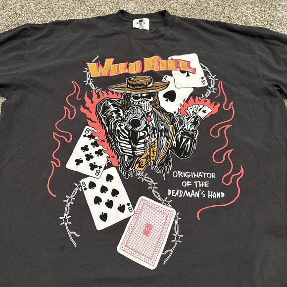 Warren Lotas Wild Bill Gray Graphic T-Shirt Men’s Size XXL - Picture 2 of 9